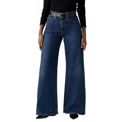 Abbildung von Levi&#039;s 728 Wide LEG Leg, Damen, Größe: 31x32, Woodstock
