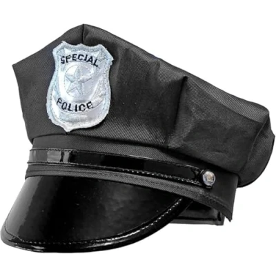 Abbildung von Widmann S.r.l. Kostüm Polizei Mütze für Erwachsene, Schwarz