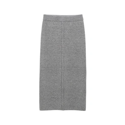 Abbildung von someday. MIDI Bleistiftrock, Damen, Größe: 38, Good grey