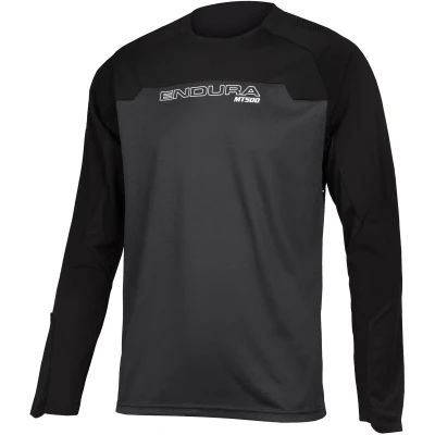 Abbildung von Endura MT500 Burner Langarmshirt, Herren, Größe: XL, Schwarz