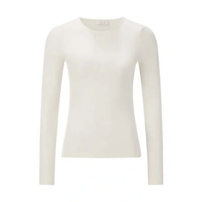Abbildung von Rich &amp; Royal Langarmshirt, Damen, Größe: 40, Pearl white