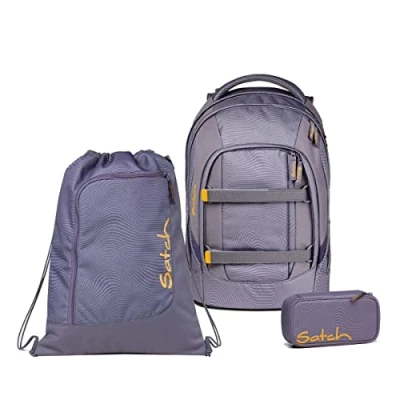 Abbildung von satch Pack Schulrucksack Set 3tlg. mit Schlamperbox und Sportbeutel (Mesmerize)