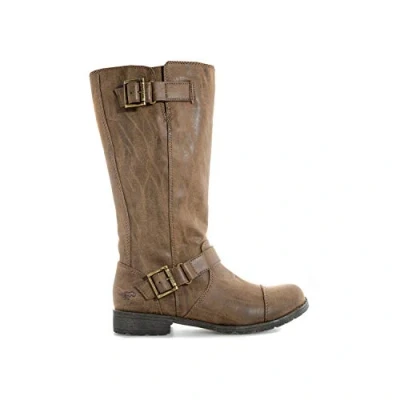 Abbildung von Rocket Dog Damen Berry Biker Boots, Braunes Erbstück, 36 EU