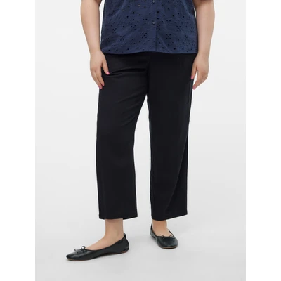 Abbildung von VERO MODA CURVE Damen VMJESMILO Ankle Pants WVN GA NOOS CUR Hose, Black, 52