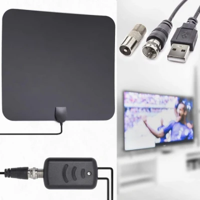 Abbildung von Adapter Universe 1080p Verstärker DVB T/T2 Antenne Super Flachantenne USB Full HD TV