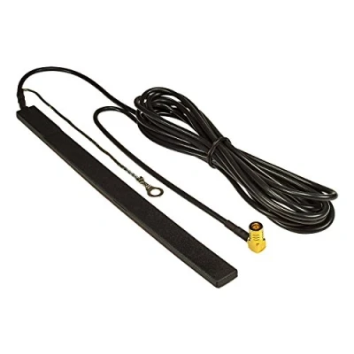 Abbildung von tomzz Audio 1000 053 DAB Antenne Auto Scheiben DAB+ Aktiv SMB Winkel 3m Kabel Klebemontage Digital Broadcast