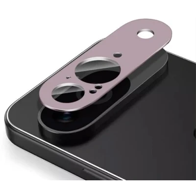 Abbildung von GIOPUEY [Kompletter Schutz Kameraschutz Kompatibel mit Google Pixel 9, [Doppelter Schutz] Metall Ring + Schutzglas, Pink