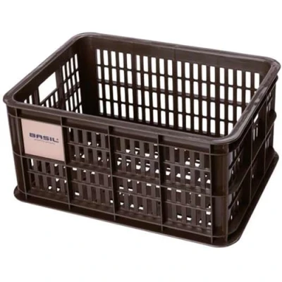 Abbildung von Recycelter Fahrradkasten Basil Crate S 17.5 Liter 29 X 39 20 Cm Blossom