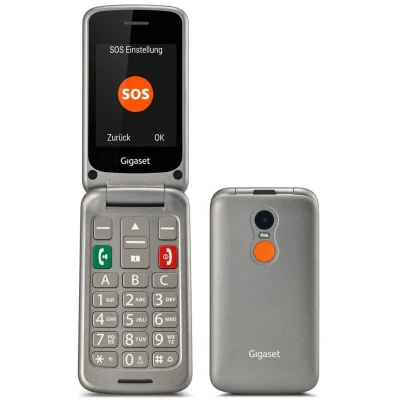 Abbildung von Gigaset GL590 Klapphandy (7,3 cm/2,8 Zoll, 0,03 GB Speicherplatz, 3 MP Kamera)