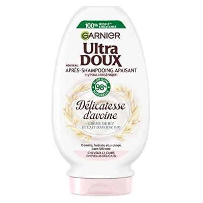 Abbildung von Garnier Ultra Doux Pflegespülung, feuchtigkeitsspendend, delicatesse, 250 ml