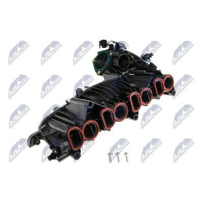 Abbildung von NTY BKS BM 001 Ansaugbrücke mit Dichtung Schrauben BMW: 1 Coupe, 3 Touring, X3 kfzteile, kfzteile24, bandel online, bandel, atp autoteile, mister