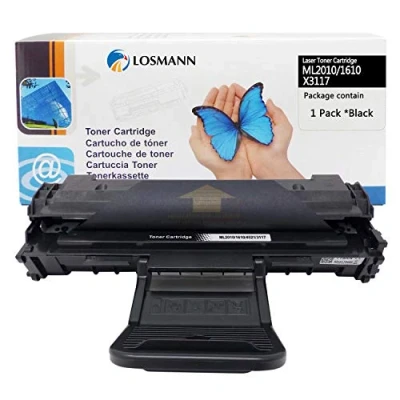 Abbildung von LOSMANN 1x Schwarz Toner Kompatibel für Samsung ML 2010 1610 SCX 4521 1615 1620 1625 2000 2010L 2010P 2010PR 2010R 2015 2020 2510 2520 2570