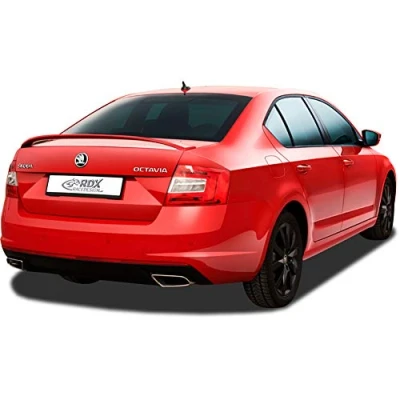 Abbildung von Heckspoiler kompatibel mit Skoda Octavia III Limousine 2013 2017 &amp; FL 2020 &#039;RS Look&#039; (PUR IHS)