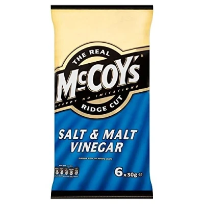 Abbildung von McCoys Ridge Cut Chips Salt &amp; Vinegar 6 x 30g