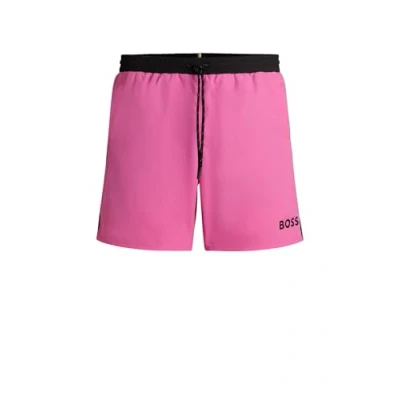 Abbildung von BOSS Badeshorts Starfish mit Kontraststreifen