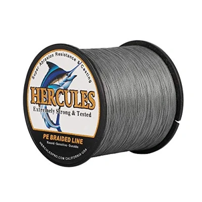 Abbildung von HERCULES Super Cast 100m 2000m Yards Geflochtene Angelschnur 10lb 300lb Test für Salzwasser Süßwasser PE Geflecht Fischdraht Superline 8 Stränge