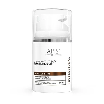 Abbildung von Apis Kaffee Shot Biorevitalisierende Augenmaske 50 ml