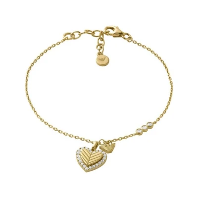Abbildung von Emporio Armani Sentimental Armband, Damen, Größe: One Size, Gold