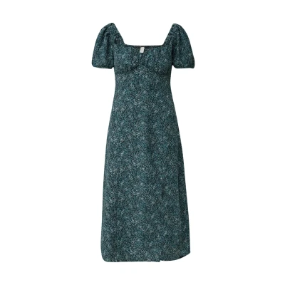 Abbildung von QS MIDI Freizeitkleid, Damen, Größe: 32, Petrol