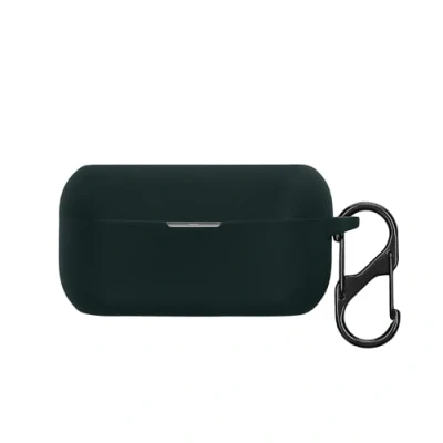 Abbildung von kwmobile Hülle kompatibel mit Technics EAH AZ60M2 Kopfhörer Silikon Schutzhülle Etui Case Cover Schoner in Dunkelgrün