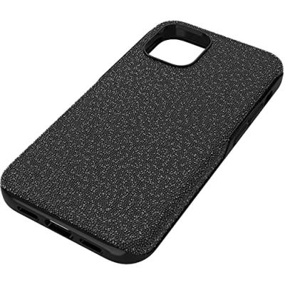 Abbildung von Swarovski High Smartphone Schutzhülle für Das iPhone 12 mini, Schwarze Handyhülle mit Strahlenden Kristallen