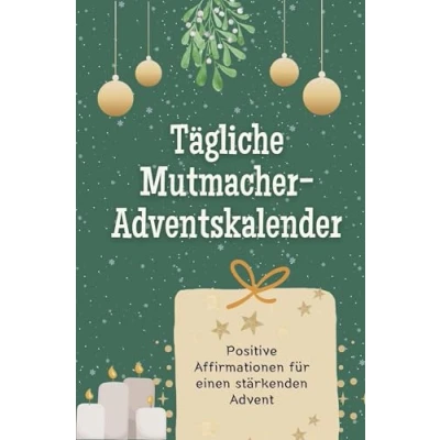 Abbildung von Tägliche Mutmacher Adventskalender Das perfekte Geschenk für Frauen und Männer 2024: Positive Affirmationen einen stärkenden Advent