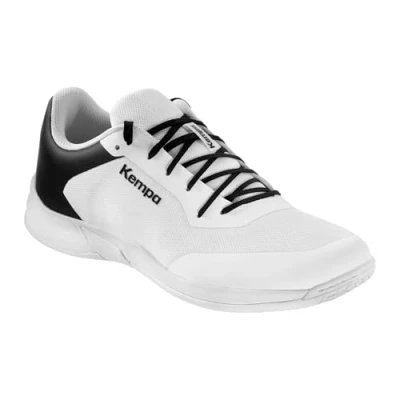 Abbildung von Kempa Kourtfly Three Handballschuh, Herren, Größe: 45.5, White/black Textil/synthetik