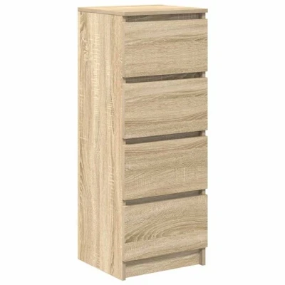 Abbildung von vidaXL Sideboard Sonoma Eiche 37,5x35x99 cm Holzwerkstoff (1 St)