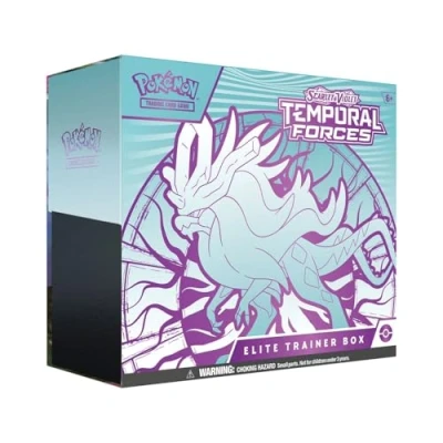Abbildung von Pokémon Scarlet &amp; Violet Temporal Forces Elite Trainer Box Sammelset Gemischte Auswahl