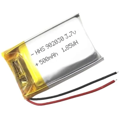 Abbildung von YUNIQUE Deutschland 1 Stück 902030 Wiederaufladbare Lipo Batterie (3,7 V, 500 mAh Lipo) für tragbares Telefon Video MP3 MP4 LED Licht GPS