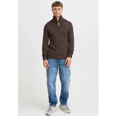 Abbildung von Solid Sdpetro Strickpullover, Herren, Größe: Small, Coffee bean melange