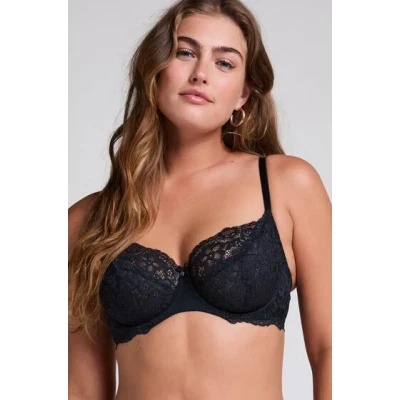 Abbildung von Hunkemöller Unwattierter Bügel BH Marine Schwarz