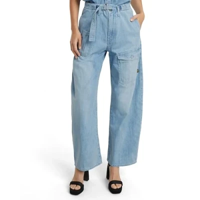 Abbildung von G Star Belted Loose Jeans Relaxed Fit, Damen, Größe: 27x32, Sun faded blue mist