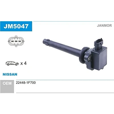Abbildung von JANMOR JM5047 Zündspule NISSAN: MICRA 2