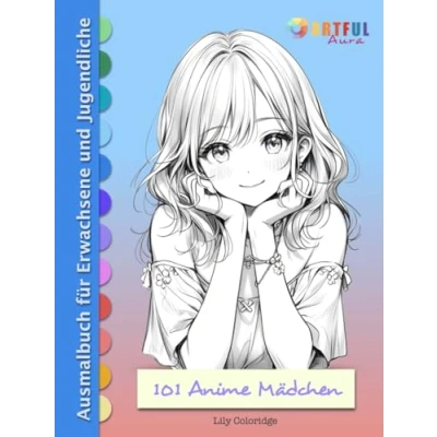 Abbildung von 101 ANIME MÄDCHEN: Fantasie Ausmalbuch für Erwachsene und Jugendliche zur Entspannung Kunsttherapie. (Manga Kollektion: ... Halloween, Kawaii Chibi, Band 3)