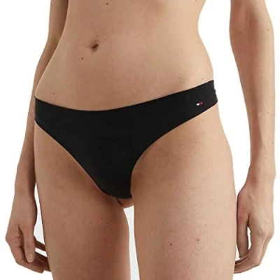 Abbildung von Tommy Hilfiger Thong String, Damen, Größe: XS, Black