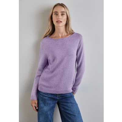 Abbildung von Street One Strickpullover, Damen, Größe: 38, Lila