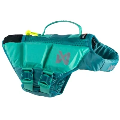Abbildung von Non stop dogwear Hundeweste PROTECTOR LIFE JACKET Teal, optimiert Auftrieb, Stabilität und Bewegungsfreiheit
