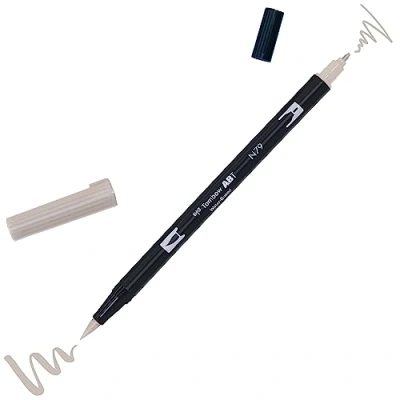 Abbildung von Tombow brush pen ABT dual Warm grey 2