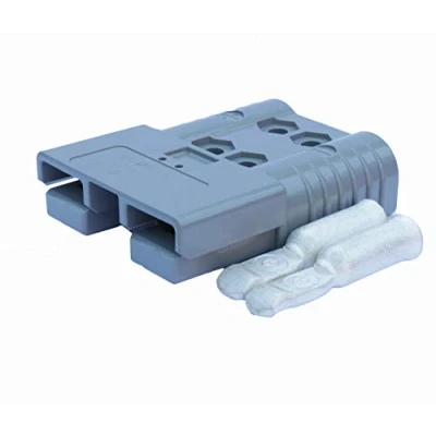 Abbildung von Anderson Flachstecker SBE 160A grau, Stecker inkl. 2 Hauptkontakte, 36V, 50mm² (oder ähnlich