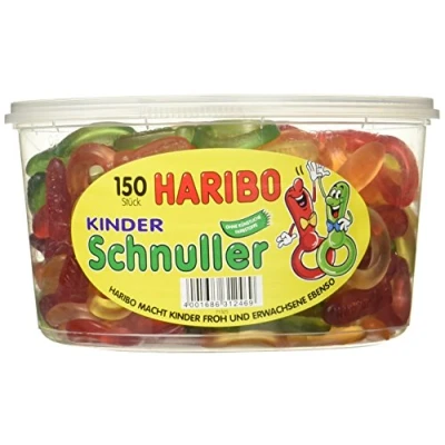 Abbildung von Haribo Kinder Schnuller 3er Pack (3x 1.2 kg Dose)