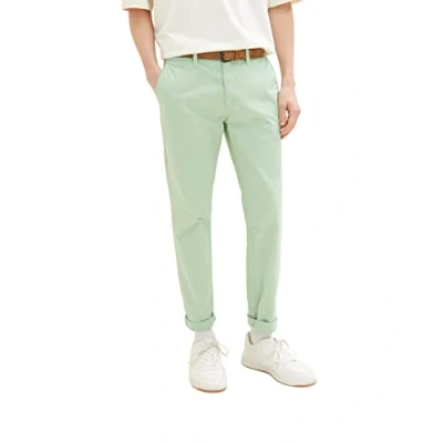 Abbildung von TOM TAILOR Denim Herren 1027694 Slim Chino Hose, 31038 Placid Green, 27W / 36L
