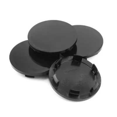 Abbildung von RhinoTuning 4 Stück Satz 67.4mm Nabenkappen Radnabenabdeckung OD ID 58.8mm Nabendeckel Radnabenabdeckungen Alufelgenabdeckungen Kompatibel mit Trailblazer für 15661129 (schwarz)