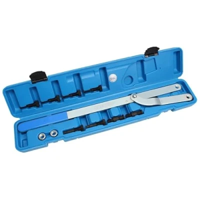 Abbildung von CCLIFE Montagewerkzeug Nockenwellenrad Gegenhalter Werkzeug Gegenhalteschlüssel 520mm, (Set, 11 tlg)