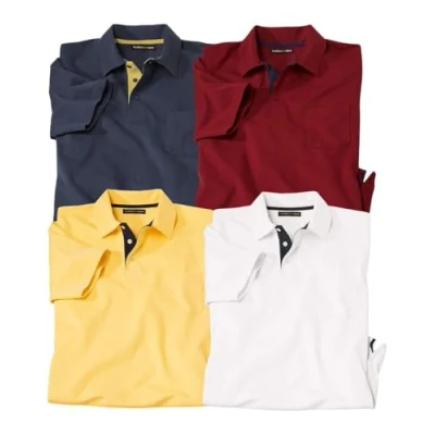 Abbildung von ATLAS FOR MEN Sportwear Poloshirt 4er Set M