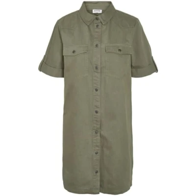 Abbildung von Noisy May Nmnew Signe Dress Jeanskleid, Damen, Größe: Small, Kalamata