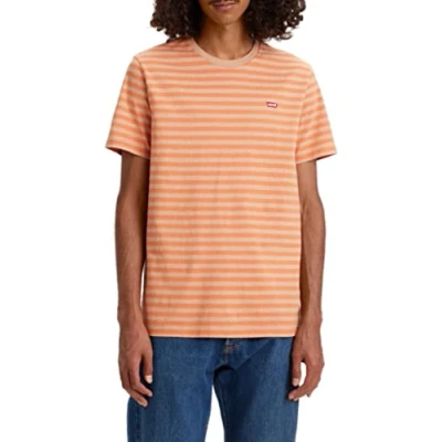 Abbildung von Levi&#039;s Herren Ss Original Housemark Tee T Shirt,Sleek Brandied Melon,XXS