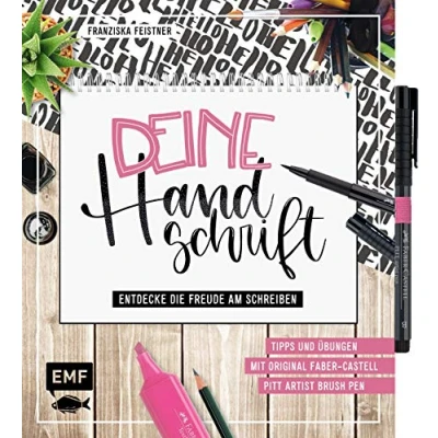 Abbildung von Deine Handschrift Entdecke die Freude am Schreiben: Tipps und Übungen vom Einkaufszettel bis zum Handlettering: Mit original Faber Castell Pitt Artist Brush Pen