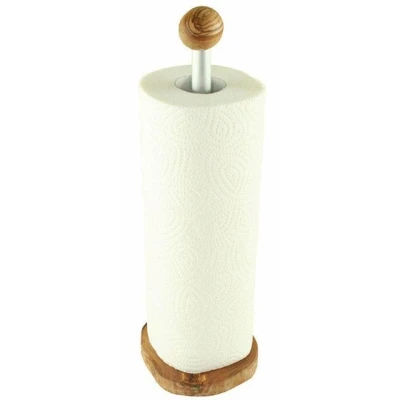 Abbildung von Olivenholz erleben Küchenrollenhalter, Olivenholz, 32 cm