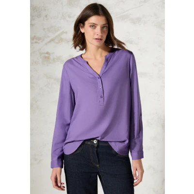 Abbildung von Cecil UNI Bluse, Damen, Größe: XL, Lila